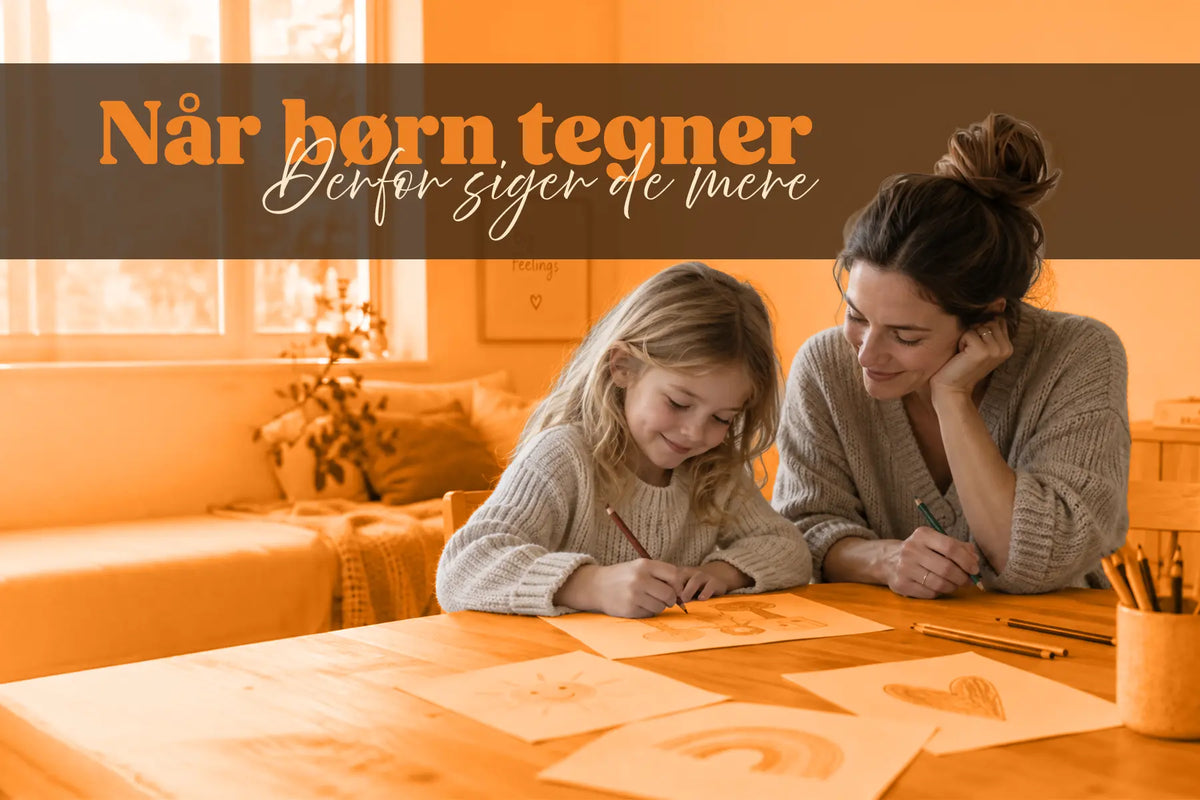Derfor siger børn mere, når de tegner