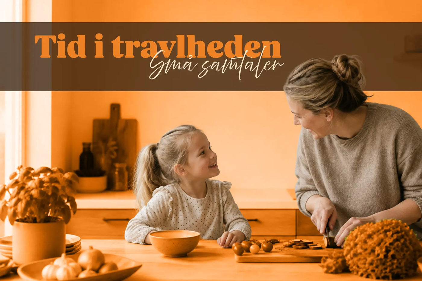 Hvordan skaber man små samtaler i en travl hverdag?